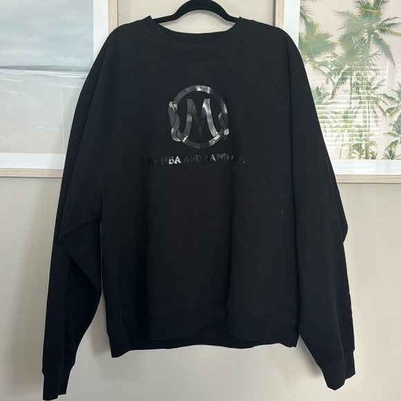 New without Tags Limited Mamba and Mambacita Black Sweatshirt - Picture 1 of 2